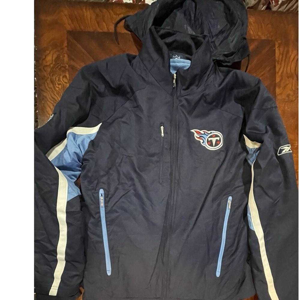 Tennessee Titans NFL Mens Hooded Winter Coat  W Removable Fleece Jacket Sz Large